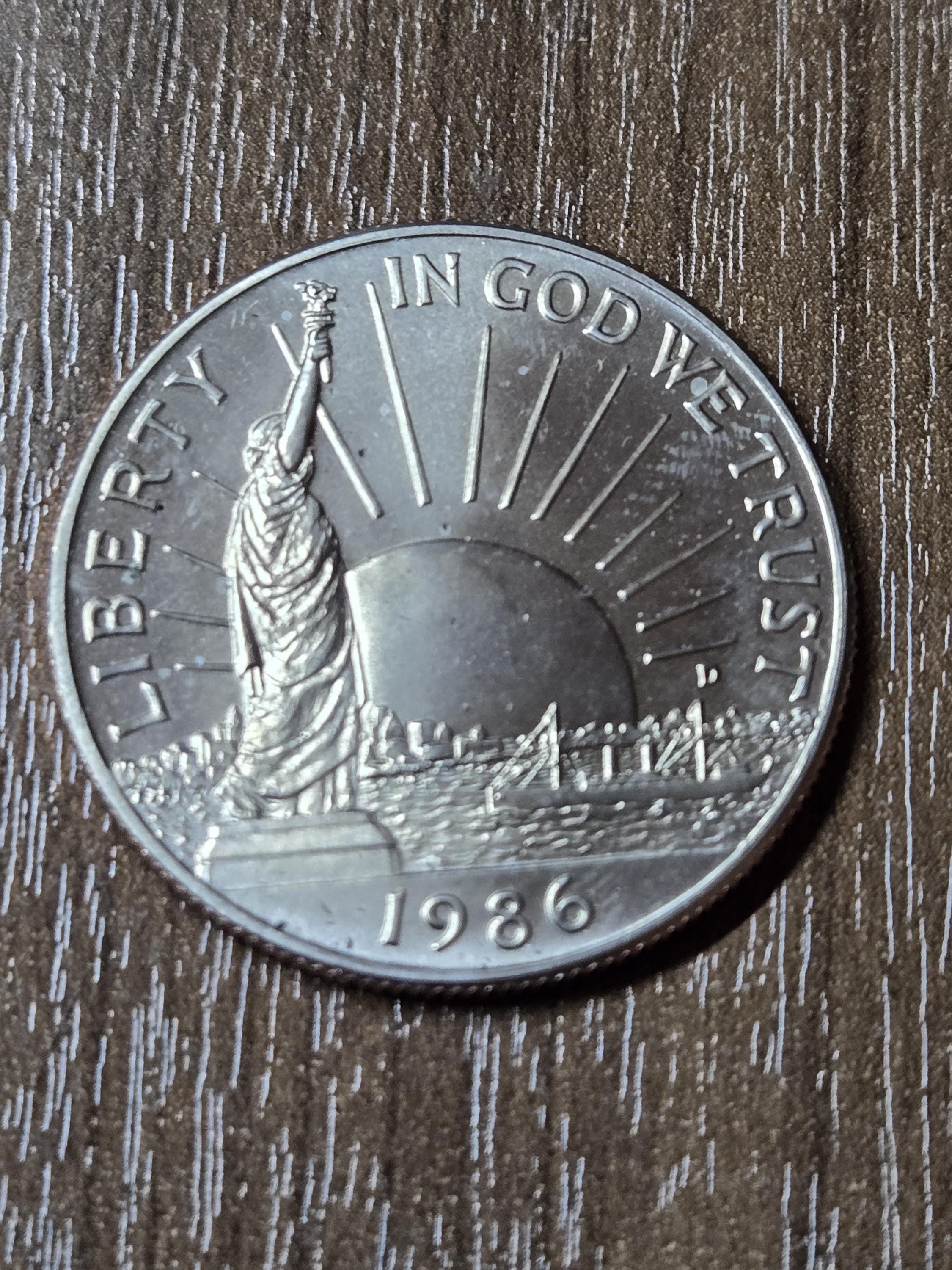 Ellis Island 1986 Liberty Coin - Etsy