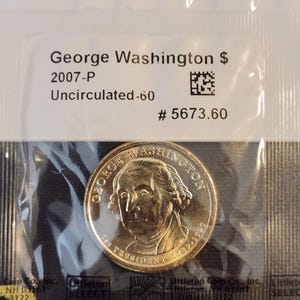 George washington dollar coin - Etsy 日本