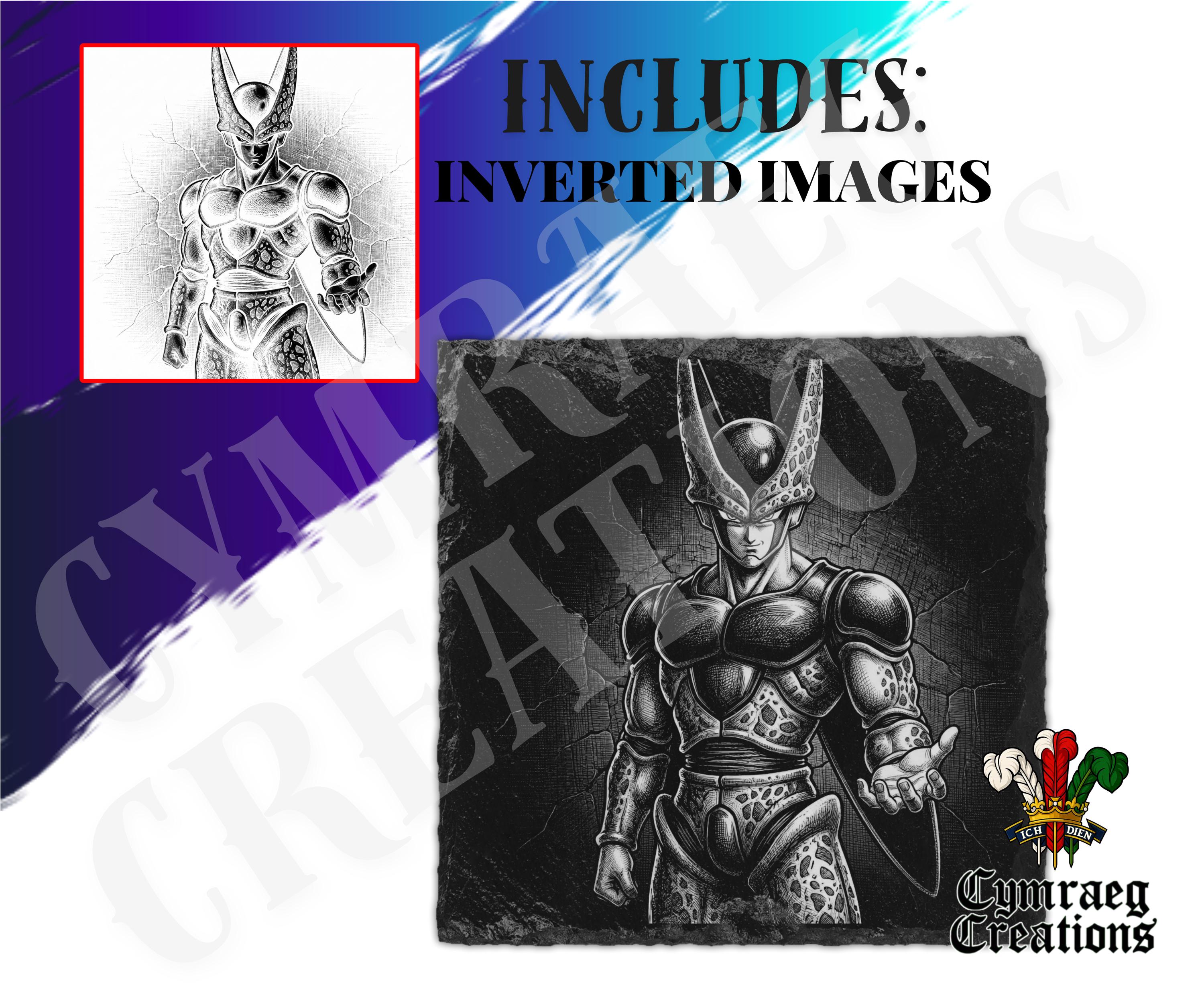 DBZ Inspired Laser Engraving Files Bundle — PNG Designs for Glowforge ...