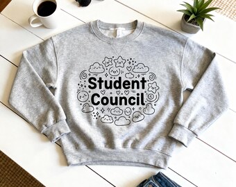 Student Council Shirt SVG, Unique School Design, Digital Download Cut File, Cricut Sublimation Template