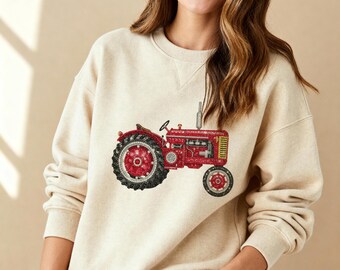 Faux Rhinestone Tractor PNG, Digital Download Clipart, Graphic Design, Art Print, Craft Supplies