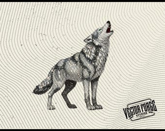 Faux Rhinestone Wolf PNG, Digital Download, Sublimation Design, Cozy Shirt Clipart