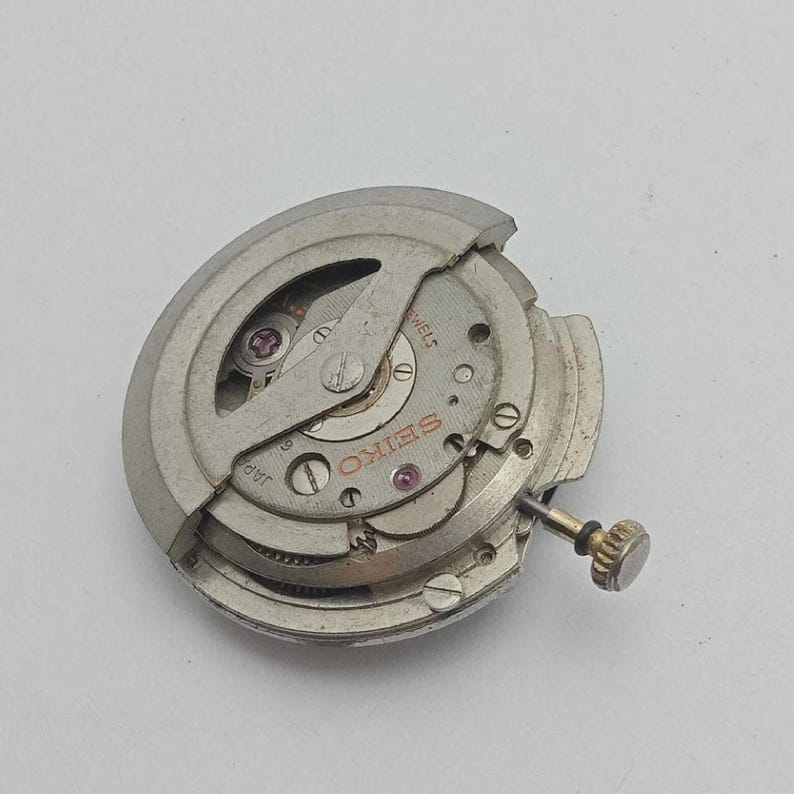 Watch Movement Seiko Automatic 6619A Vintage Mechanical For Repair
