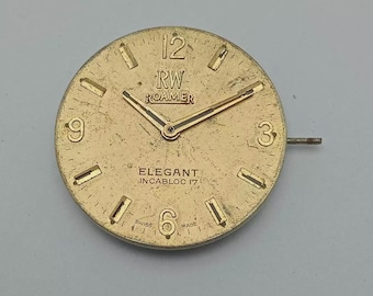Movimento per orologio d'epoca Roamer MST 520 a carica manuale per pezzi di ricambio