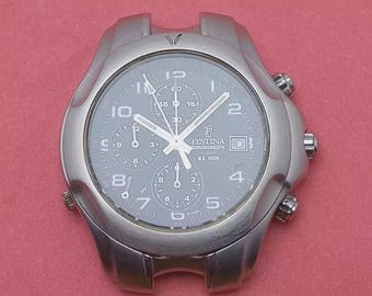 フェスティナ 6599 メンズ クロノグラフ アラームウォッチ ヴィンテージ 部品