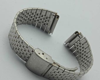20mm Watch Bracelet Casio B-476N Stainless Steel Vintage Replacement