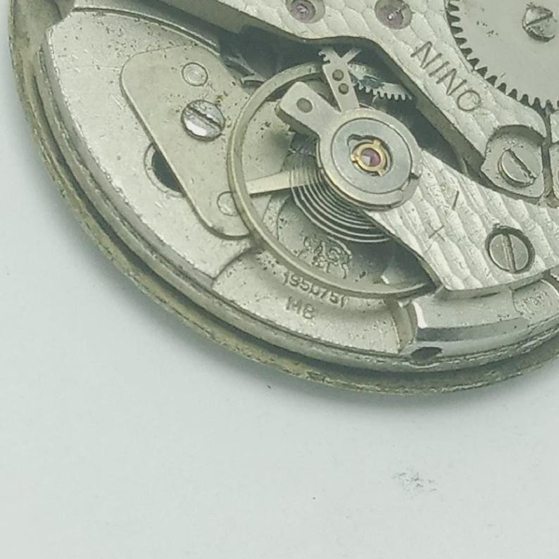 Watch Movement Nino 1802 Manual Winding 1950/51 Vintage Mechanical