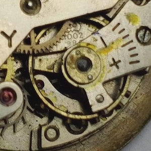 Vintage Camy Cal. 1002/984 Manual Winding Watch Movement for Parts