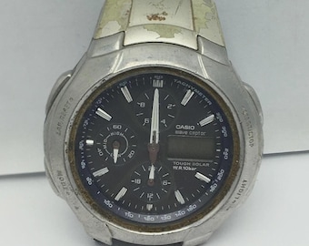 Reloj Casio Ana Digi Vintage WVA-500J Wave Captor 2763 para piezas