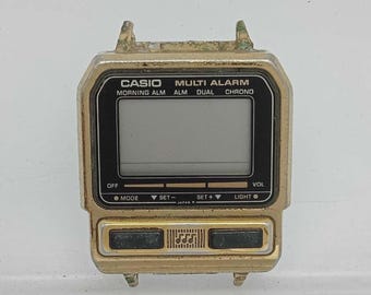 Vintage Digital Watch Casio BA-200G Multi Alarm 462 Quartz For Parts