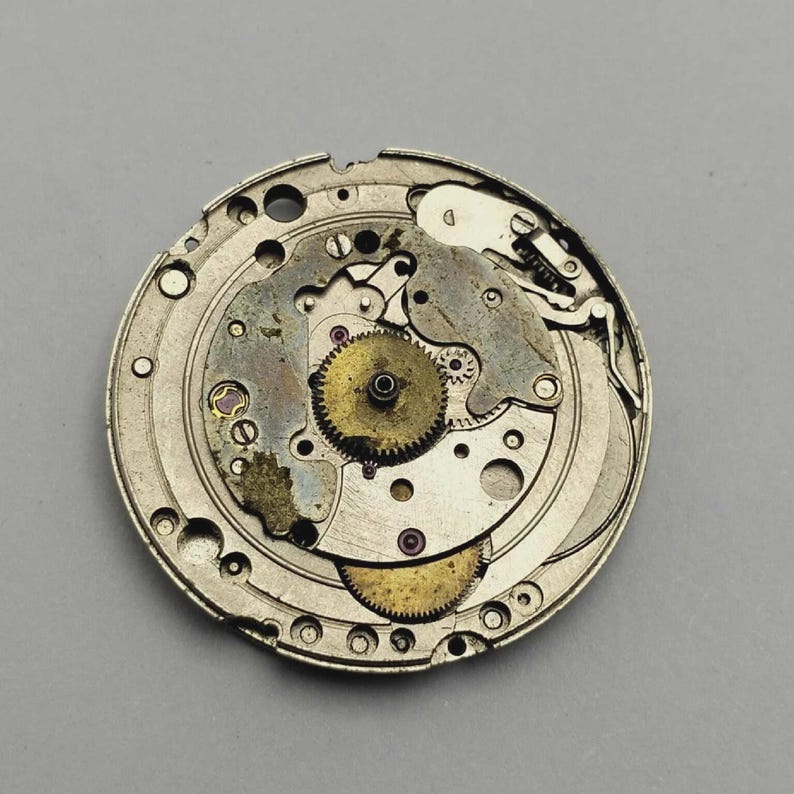 Watch Movement Roamer Cal.520 Manual Winding Vintage For Parts