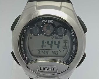 Vintage Casio Digital Watch W-755 3079 Illuminator Quartz Men’s Sports