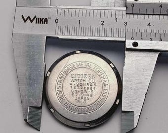Watch Case Back Citizen Bullhead 67-9143 Vintage For Parts