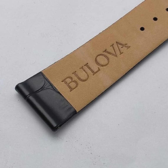 20mm レザーウォッチバンド Bulova 純正 メンズ交換用 - Etsy 日本