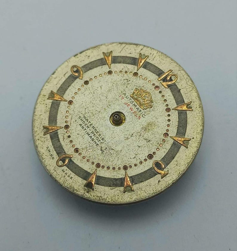 Watch Movement Rogar Ebosa-Matic Pin-Lever Vintage Men’s For Parts Repair