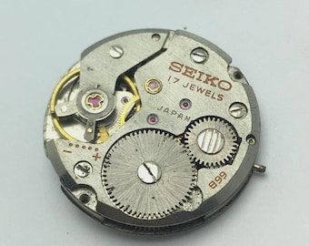 Watch Movement Seiko Cal.66B Vintage Manual Winding For Parts