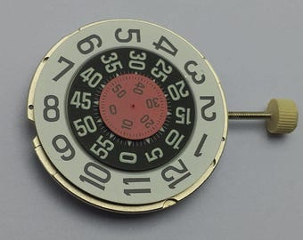 Watch Movement 1253-21 Jump Hour Manual Wind Vintage NOS