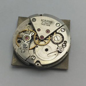 Roamer Cal. MST-430 Manual Winding Vintage Watch Movement For Parts