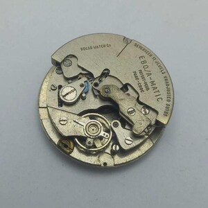 Watch Movement Rogar Ebosa-Matic Pin-Lever Vintage Men’s For Parts Repair