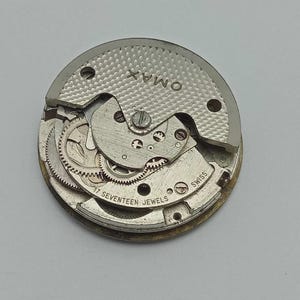 Omax Automatic Cal.5206 Vintage Watch Movement Repair Parts Collectible