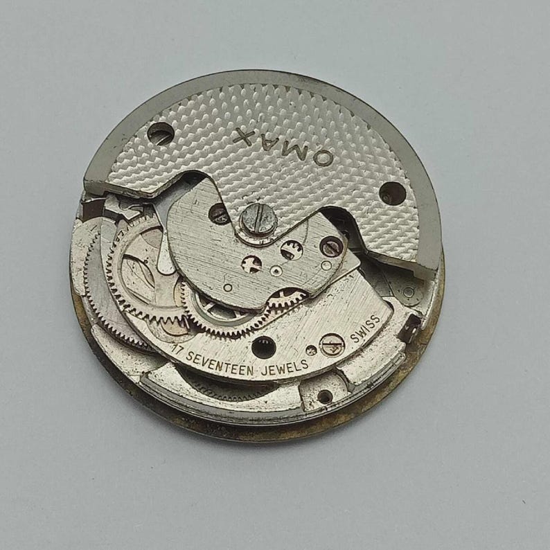 Omax Automatic Cal.5206 Vintage Watch Movement Repair Parts Collectible