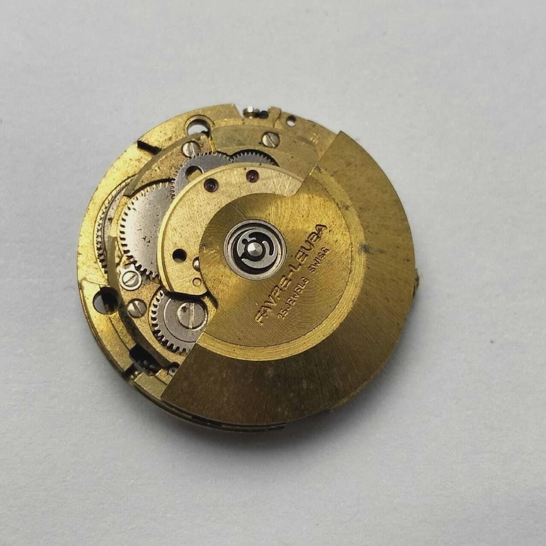 Favre-Leuba Cal.909 Automatic Vintage Watch Movement For Parts Repair