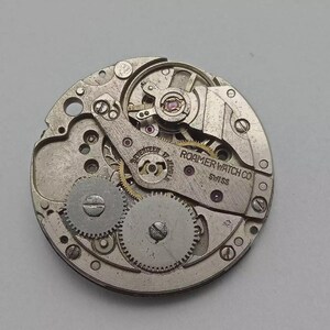 Vintage Roamer MST 520 Manual Winding Watch Movement for Parts