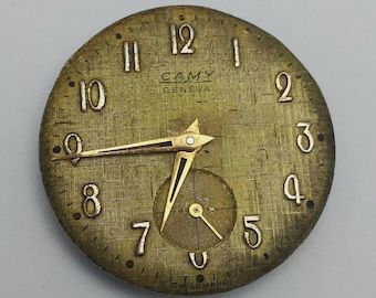 Vintage Camy Cal. 1002/984 Manual Winding Watch Movement for Parts