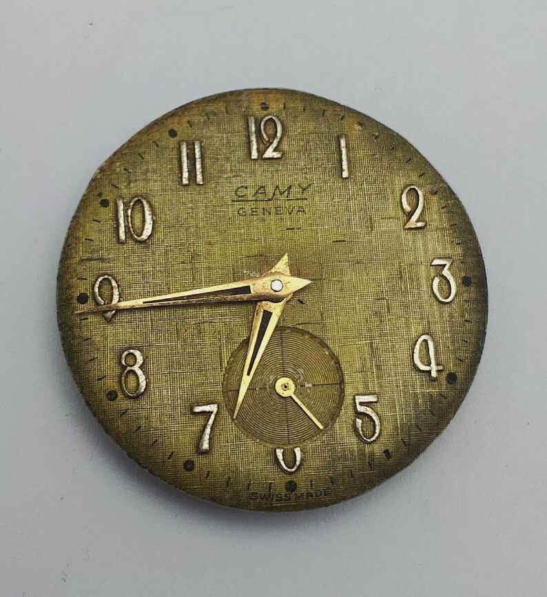 Vintage Camy Cal. 1002/984 Manual Winding Watch Movement for Parts