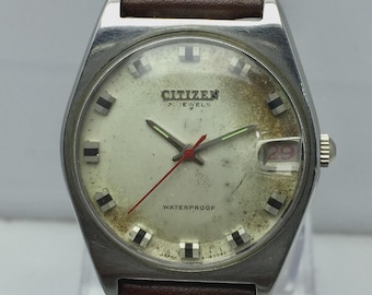 Reloj Citizen vintage de cuerda manual 63-1132 para hombre con indicador de fecha