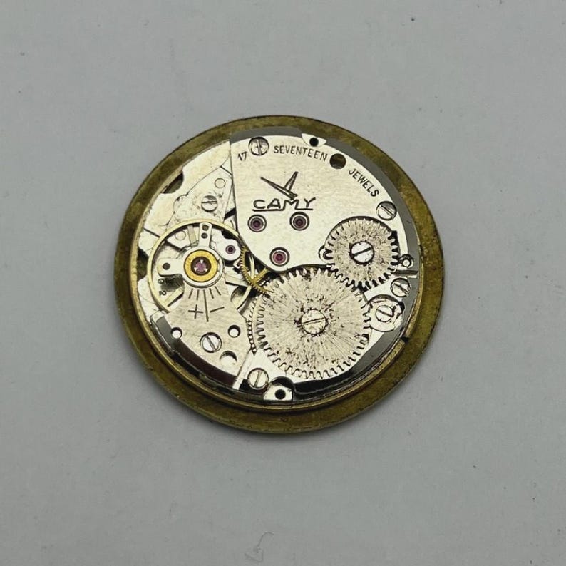 Watch Movement Camy Geneva Cal.602 Manual Winding Vintage Mechanical