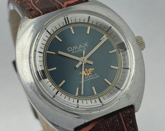 Vintage Omax Manual Watch Geneve Eagle 7 Men’s