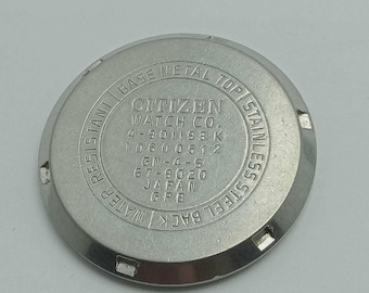 Watch Case Back Citizen Bullhead 67-9020 Vintage