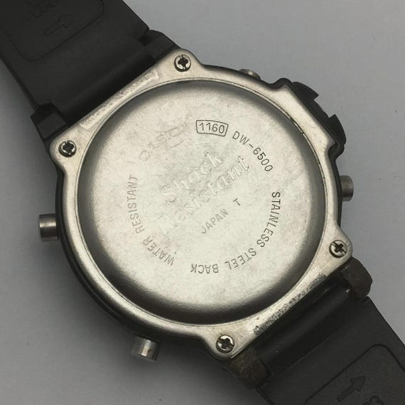 Casio G-shock DW-6500 Module 1160 Alarm Chronograph Vintage Watch