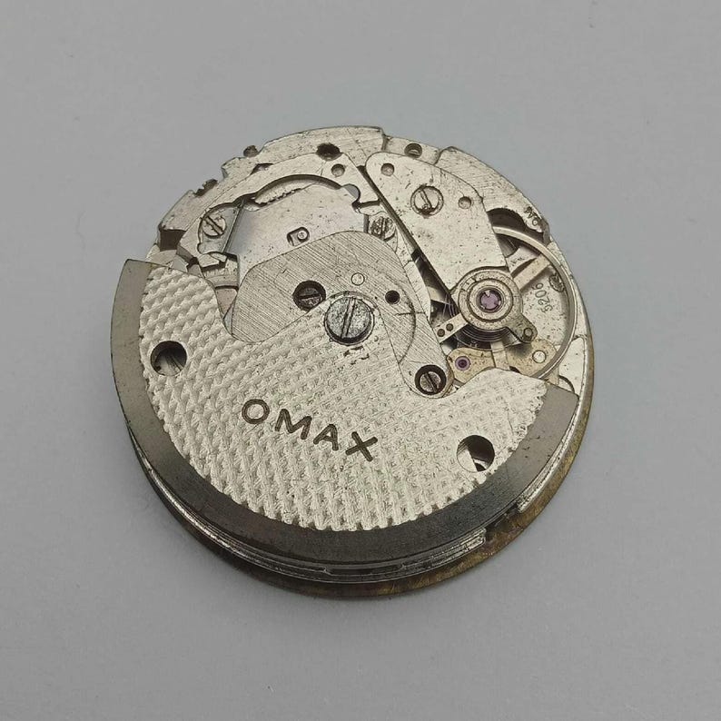 Omax Automatic Cal.5206 Vintage Watch Movement Repair Parts Collectible