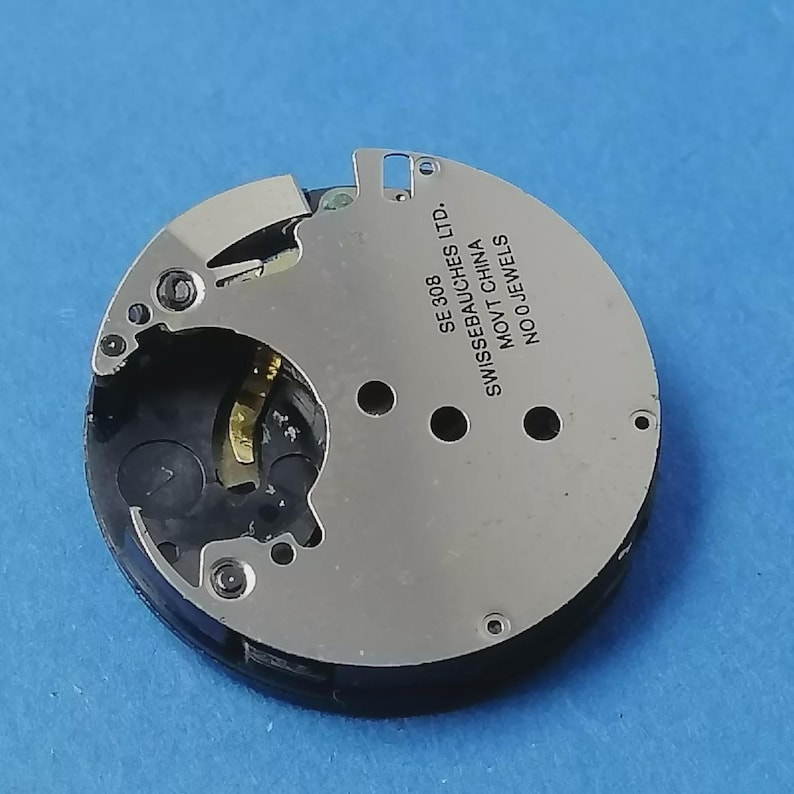 Swiss Ebauches Ltd SE 308 Quartz Watch Movement | For Parts or Repair