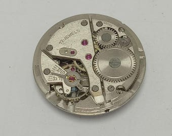 Watch Movement Erguel Cal.380 Vintage Manual Winding For Parts