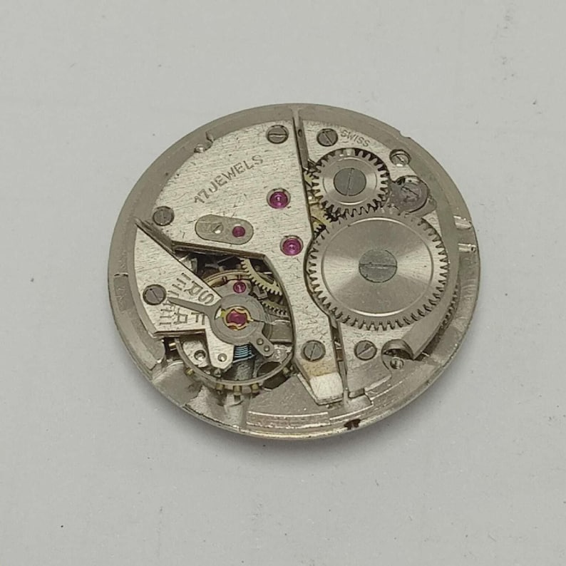 Erguel Cal.380 Manual Winding Vintage Watch Movement For Parts Switzerland