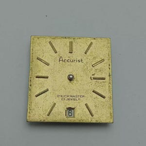 Watch Movement Accurist Cal.7086 Manual Winding Vintage For Parts