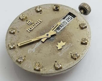 RICOH 7526/A Automatic Watch Movement – For Parts, Repair or Restoration