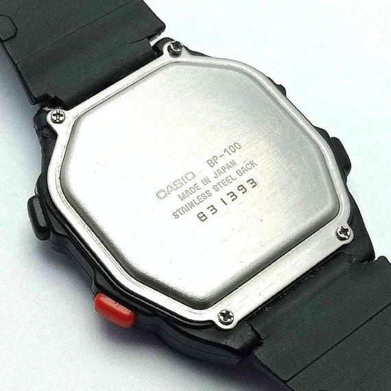 Vintage Casio BP-100 Watch | Digital Blood Pressure Monitor - Etsy