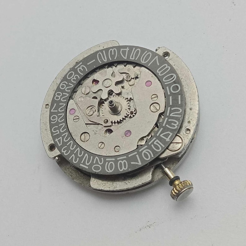 Watch Movement Seiko Automatic 6619A Vintage Mechanical For Repair