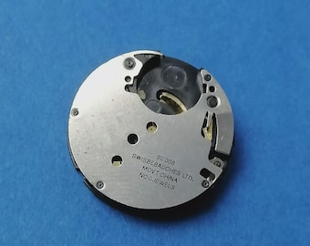 Mechanizm zegarka szwajcarski Ebauches SE 308 kwarcowy vintage do naprawy części