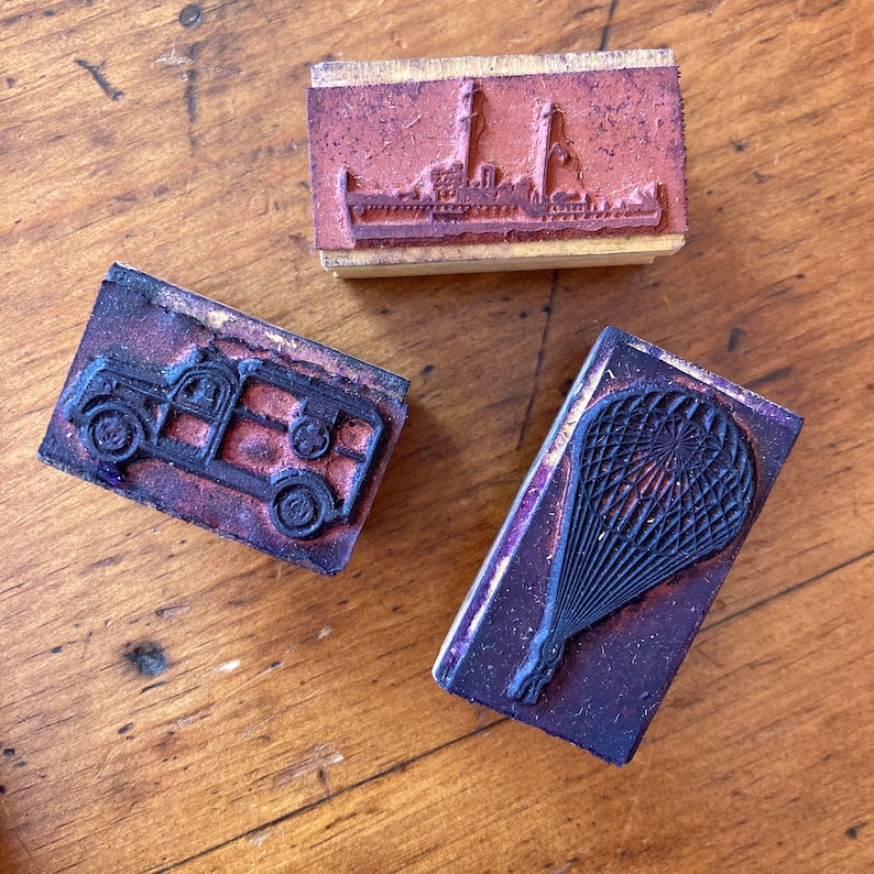 Vintage Army and Navy Rubber Stamp Kits Jeeps Tanks Etsy