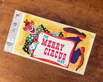 Vintage The Merry Circus Game c. 1969, Milton Bradley Co. for ages 5 to 12 Vintage Games Vintage Toys Nursery Decor