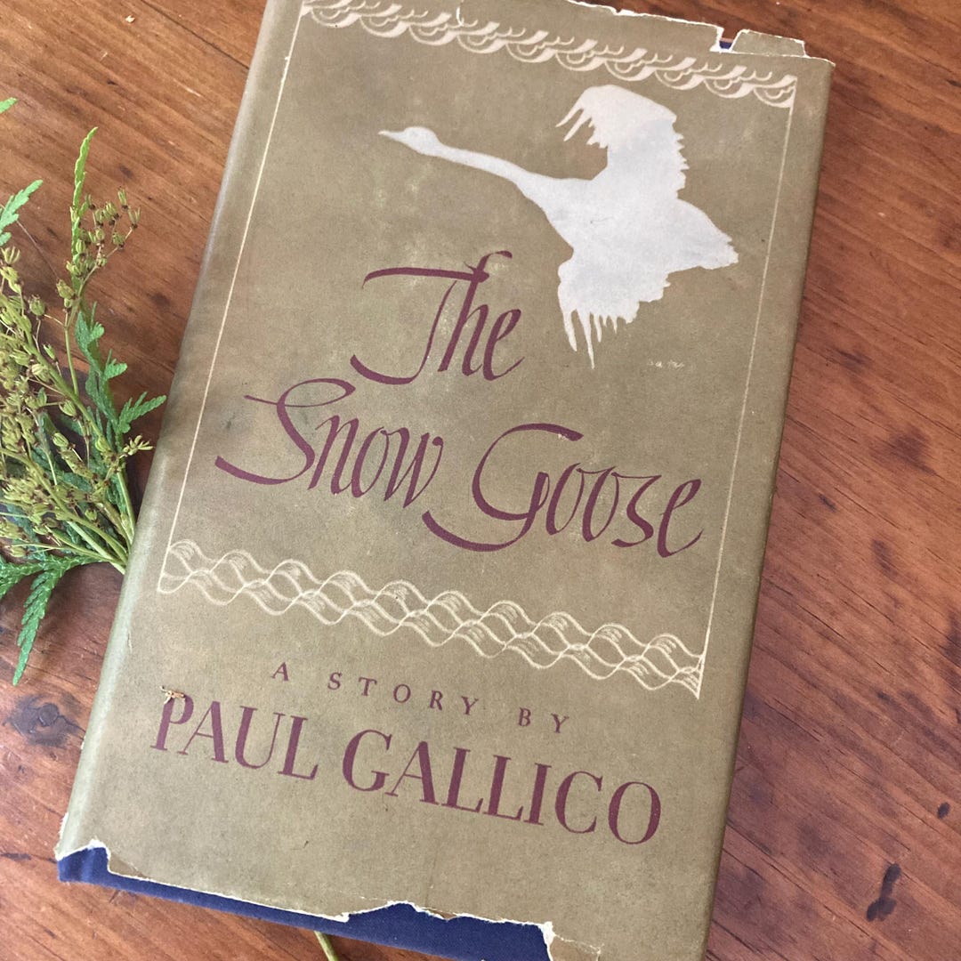 Vintage Book the Snow Goose by Paul Gallico, Alfred A. Knopf, 1941 ...
