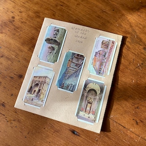 Wonders of the World Complete Set of 25 Cigarette Cards by John Player & Sons, issued in 1916 Gift for Him Father’s Day