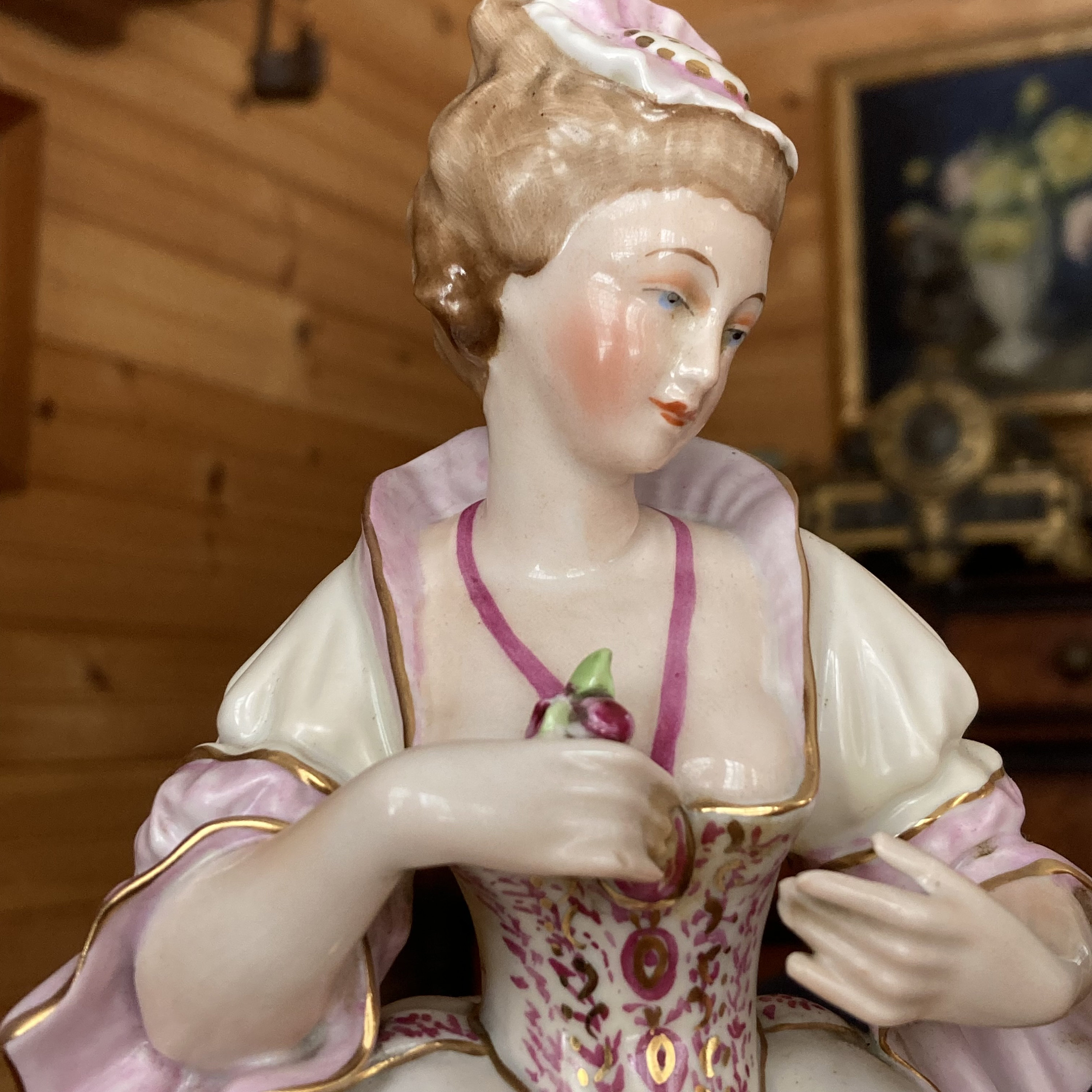 Old sales figurine lamps