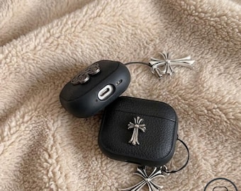 Funda protectora de diseño moderno para AirPods Pro y 1.ª/2.ª/3.ª generación: funda integral para auriculares Bluetooth, elegante accesorio tecnológico.