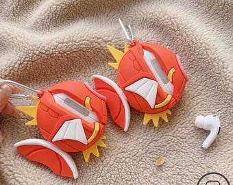 Carp King Protective Case for Apple AirPods Series Compatible with AirPods 4 Pro 2 & 1/2/3 Cultural Tech Cover Unique Gift
